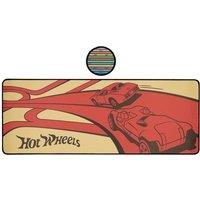 Hot Wheels Officially Licensed Desk Pad & Coaster Set in Orange
