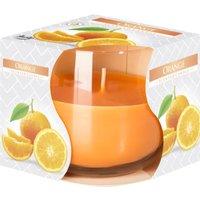 KDMD Scented Glass Jar Candle - Orange
