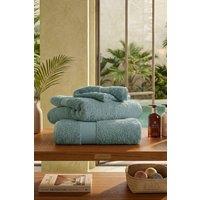 Dyzi Supersoft Absorbent Egyptian Cotton Bathroom Towels 550GSM in Duck Egg Blue | Size: Bath Sheet