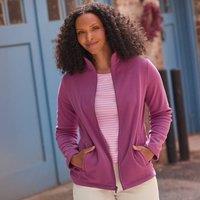 Lands' End Women's Anyweather Fleece Jacket in Raspberry | Size: Small