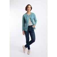 Weird Fish Women's Caballo Outfitter Cardigan in Light Blue | Size: 22