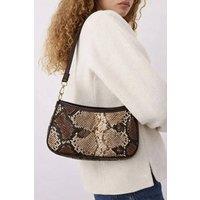 WOVCOR Women's Snake Print Mini Shoulder Bag