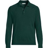 Lands' End Men's Merino Wool Polo Sweater Top in Green | Size: Small