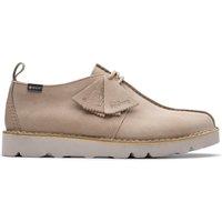 Clarks Men's Desert Trek GORE-TEX Sand Suede Lace Up, Desert Boots in Beige | Size: 8.5-Standard Fit
