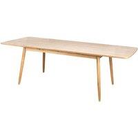 Nordlys Rectangular Extendable Wooden Dining Table for 6-8 People in Brown