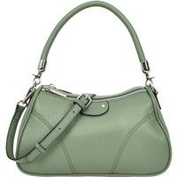 House of Leather Women's Womens Real Leather Handbag Cross body Shoulder Organiser with Adjustable Strap Darla Mint | Size: Medium
