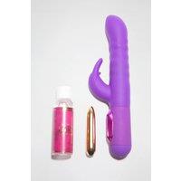Ann Summers Women's Thrusting Rampant Rabbit Vibrating 2 Piece Gift Set in Purple