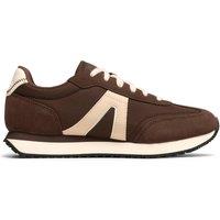 Clarks Women's Calo Run Brown Combination Trainers, Lace Up | Size: 6-Standard Fit