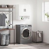 Berkfield Home Wall Cabinet White 60x31x70 cm Engineered Wood | Size: 60 x 31 x 70 cm
