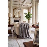 The Lyndon Company Supersoft Feather Fleck Soft Throw in Grey | Size: 130 cm x 150 cm