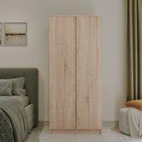 Seconique Malvern 2 Door Wardrobe in Light Oak