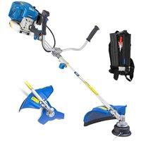 Hyundai Power Products Hyundai 52cc Petrol Grass Trimmer / Brushcutter | HYBC5200X in Blue
