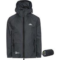 Trespass Qikpac Waterproof Packaway Jacket in Dark Grey | Size: 3-4 Years