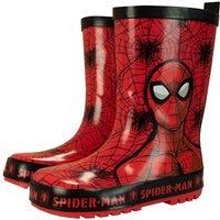 Marvel Boy's Spiderman Wellington Boots in Red | Size: Infant 8