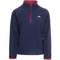 Trespass Girl's Sybil Micro Fleece in Navy | Size: 2-3 Years