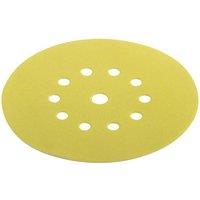 Flex Power Tools D225-10 Sf-P60 Ve12 Xtreme Sandpaper Disc 225mm X P 60 12 Pack in Yellow