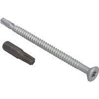 Forgefix Techfast Roofing Screw Timber - Steel Light Section 5.5 X 85Mm Pack in Silver