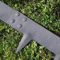 Primrose 5m Steel Modular Lawn Border Edging Pieces in Anthracite Grey