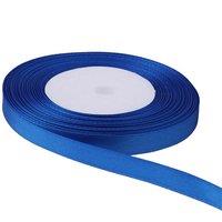 Neel Blue Double Sided Satin Polyester Ribbon Roll, 15mm x 25 Metres in Royal