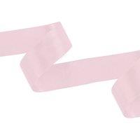 Neel Blue Double Sided Satin Polyester Ribbon Roll, 25mm x 10 Metres in Light Pink
