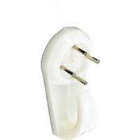 Securit Hard Wall Picture Hooks Pack of 2 in White
