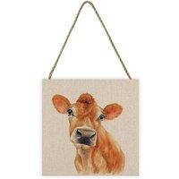 Jane Bannon Jennifer Wooden Plaque in Beige