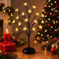 SPOT ON DEALZ 24 LED Mini Blossom Tree Warm White Xmas Indoor Outdoor Decor G-0181