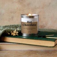 JAAM Hot Chocolate Crackle Wick Candle For Chritsmas in Silver
