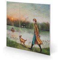 Joe Ramm The Homestead Square Wood Print
