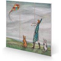 Joe Ramm Dancing In The Wind Square Wood Print