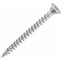 Securpak Zinc Plated Countersunk Pozi Head Screw (Pack of 12) in Silver