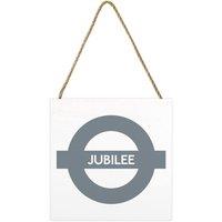 Transport for London Jubilee Line Wooden Block in White