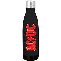 AC/DC Logo Stainless Steel Water Bottle in Black