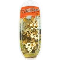 X Picture Hooks No 4 Brass Plated 10pk