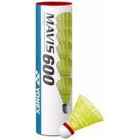 Yonex Mavis 600 Shuttlck (Pack of 6) in Yellow