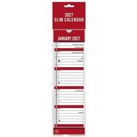 IG Design Slimline Calendar in Red