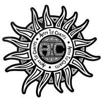 Alice In Chains Logo Sun Sticker in White