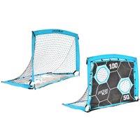 PrecisionPLAY 2 in 1 Pop Up Football Goal in Blue