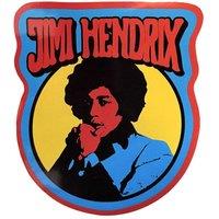 Jimi Hendrix Vintage Circle Sticker