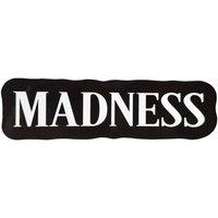Madness Text Logo Sticker in Black