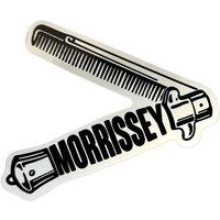 Morrissey Comb Sticker in White