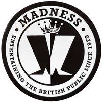 Madness Since 1979 Logo Sticker in White