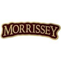 Morrissey Arched Logo Sticker in Red