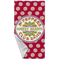 The Beatles Sgt Peppers Lonely Hearts Club Band Beach Towel