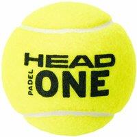 Head One Logo Padel Ball (Pack of 3) in Yellow