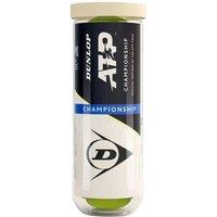 Dunlop ATP Championship Tennis Balls (Pack of 3) in Green