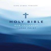 Thomas Nelson KJV Large Print Outreach New Testament Bible, Cross Softcover