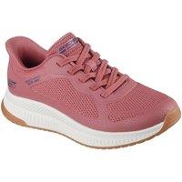 Skechers Women's BOBS Squad 4 Staple Look Trainer in Rose | Size: 5