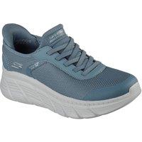 Skechers Women's BOBS Flex Hi Linear Force Trainers in Pale Blue | Size: 7