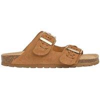 Celtic & Co Women's Plait Detail Slide in Light Tan | Size: 6